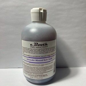 c. Booth Lavender Mineral Bath Soak